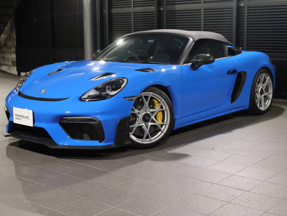 Porsche 718 Spyder RS の中古車を PC京都 認定中古車センターで購入