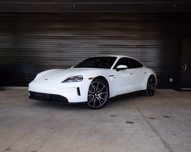 Used 2025 Porsche Taycan Base with VIN WP0AA2Y12SSA09626 for sale in Austin, TX