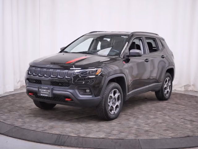 Used 2022 Jeep Compass Trailhawk with VIN 3C4NJDDB9NT155582 for sale in Golden Valley, Minnesota