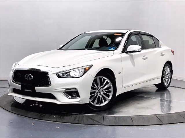 Used 2019 INFINITI Q50 LUXE with VIN JN1EV7AR1KM553087 for sale in Upper Saddle River, NJ