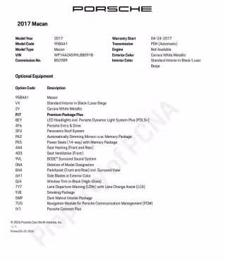 2017 Porsche Macan -'s photo