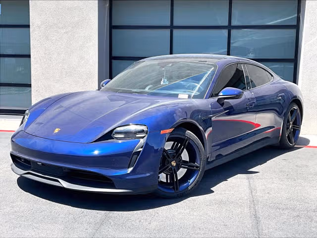 Used 2022 Porsche Taycan Base with VIN WP0AA2Y18NSA13555 for sale in Las Vegas, NV