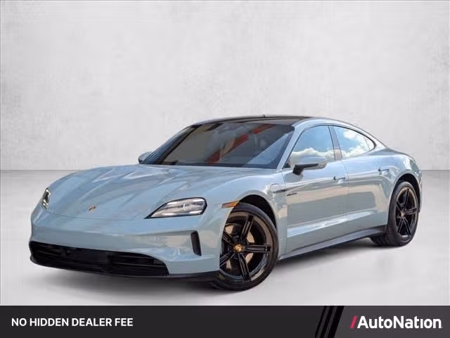 Used 2025 Porsche Taycan Base with VIN WP0AA2Y15SSA12536 for sale in Plano, TX