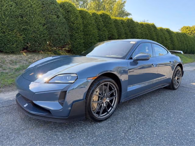 Used 2025 Porsche Taycan Turbo GT with VIN WP0AE2Y18SSA58107 for sale in Natick, MA