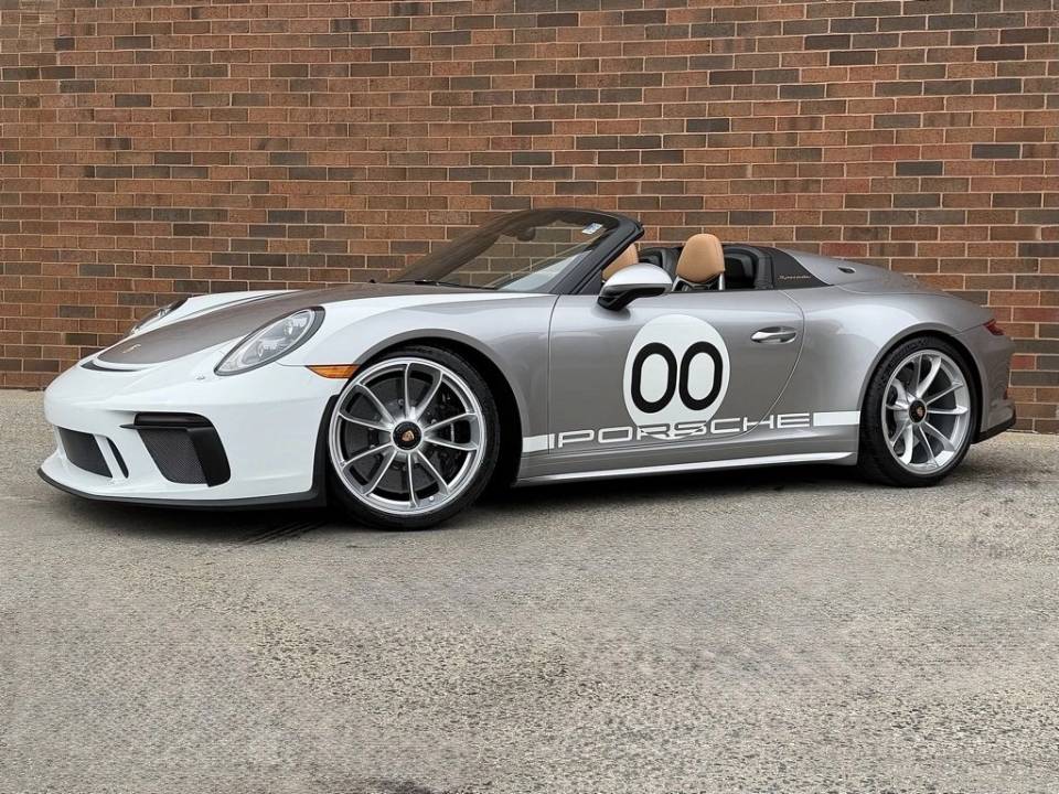 Spark 1/43 - Porsche 911 991 II Speedster 2019 - Blanche, Intérieur Noir - Figurine Collection