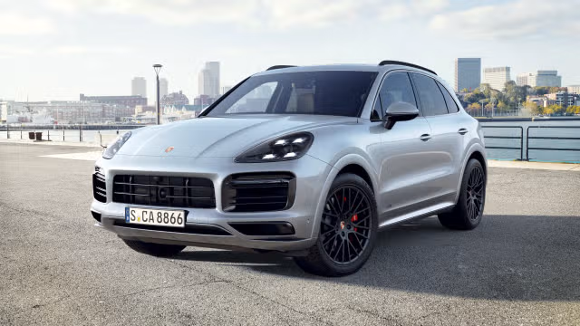 Used 2023 Porsche Cayenne GTS with VIN WP1AG2AY9PDA18076 for sale in Kansas City