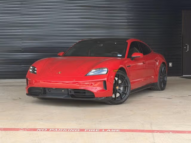 Used 2025 Porsche Taycan GTS with VIN WP0AD2Y14SSA50301 for sale in Austin, TX