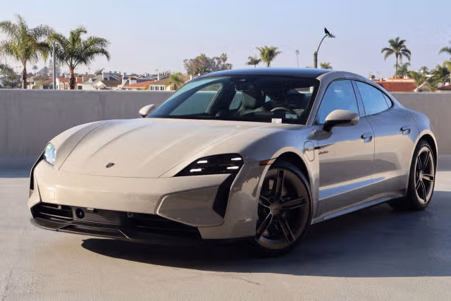 Used 2025 Porsche Taycan Turbo with VIN WP0AC2Y10SSA55207 for sale in Newport Beach, CA