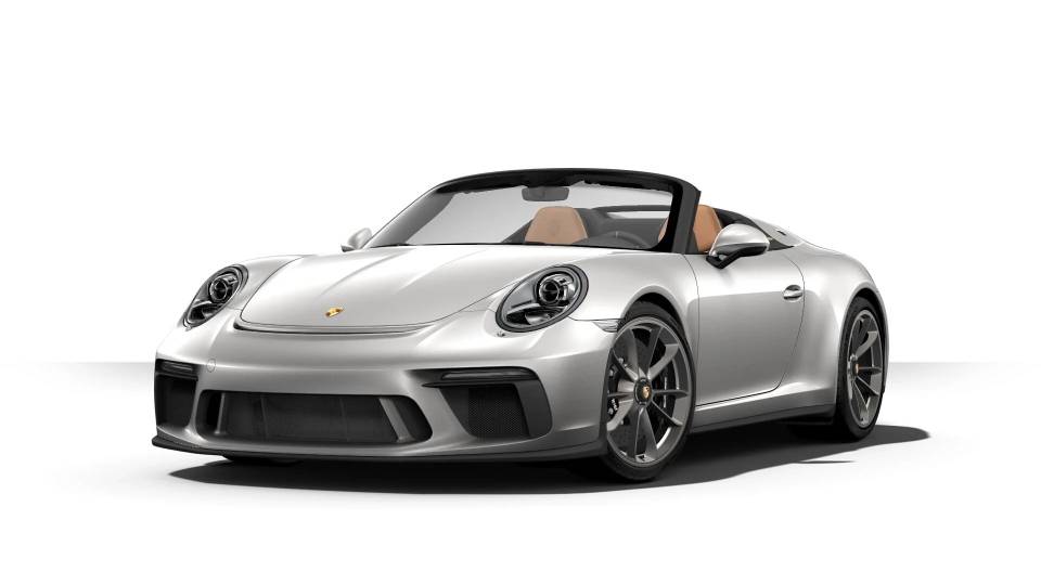PORSCHE 911 991 II SPEEDSTER 2019 WHITE BLACK INTERIOR SPARK