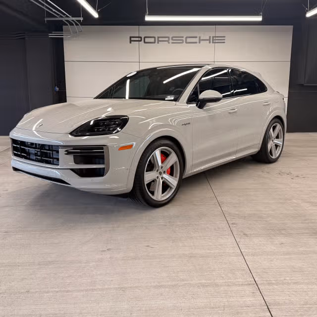 Used 2026 Porsche Cayenne Coup Turbo E-Hybrid with VIN WP1BM2AY3TDA65112 for sale in Henderson, NV