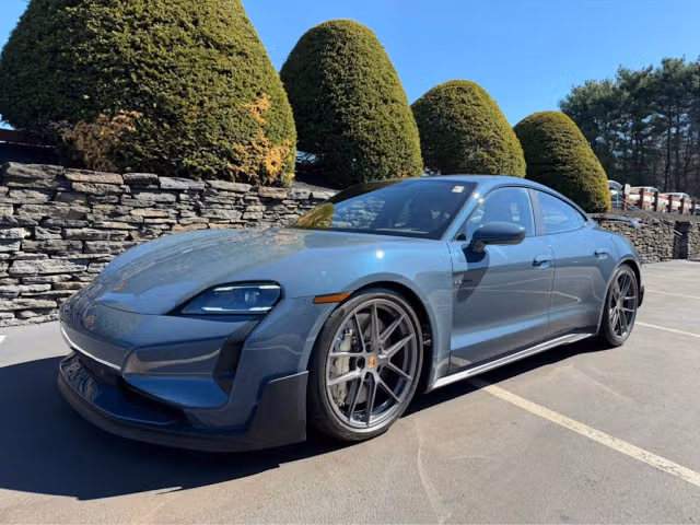 Used 2025 Porsche Taycan Turbo GT with VIN WP0AE2Y18SSA58107 for sale in Natick, MA