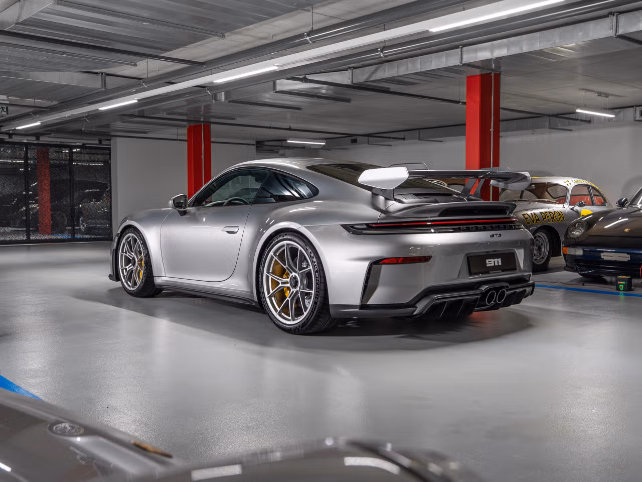 2026 Porsche 911 GT3, Äußeres, GT-silbermetallic, 3 in der Galerie anschauen