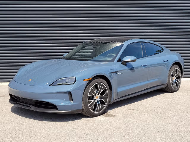 Used 2025 Porsche Taycan Base with VIN WP0AA2Y15SSA13346 for sale in Clearwater, FL